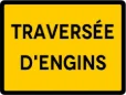 Traversée d'engins